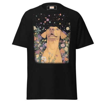 Boho Labrador Dog T Shirt Artistic Labrador Print Unisex Cotton Tee 14 - teedoges labrador boho dog t shirt 533250 - teedoges