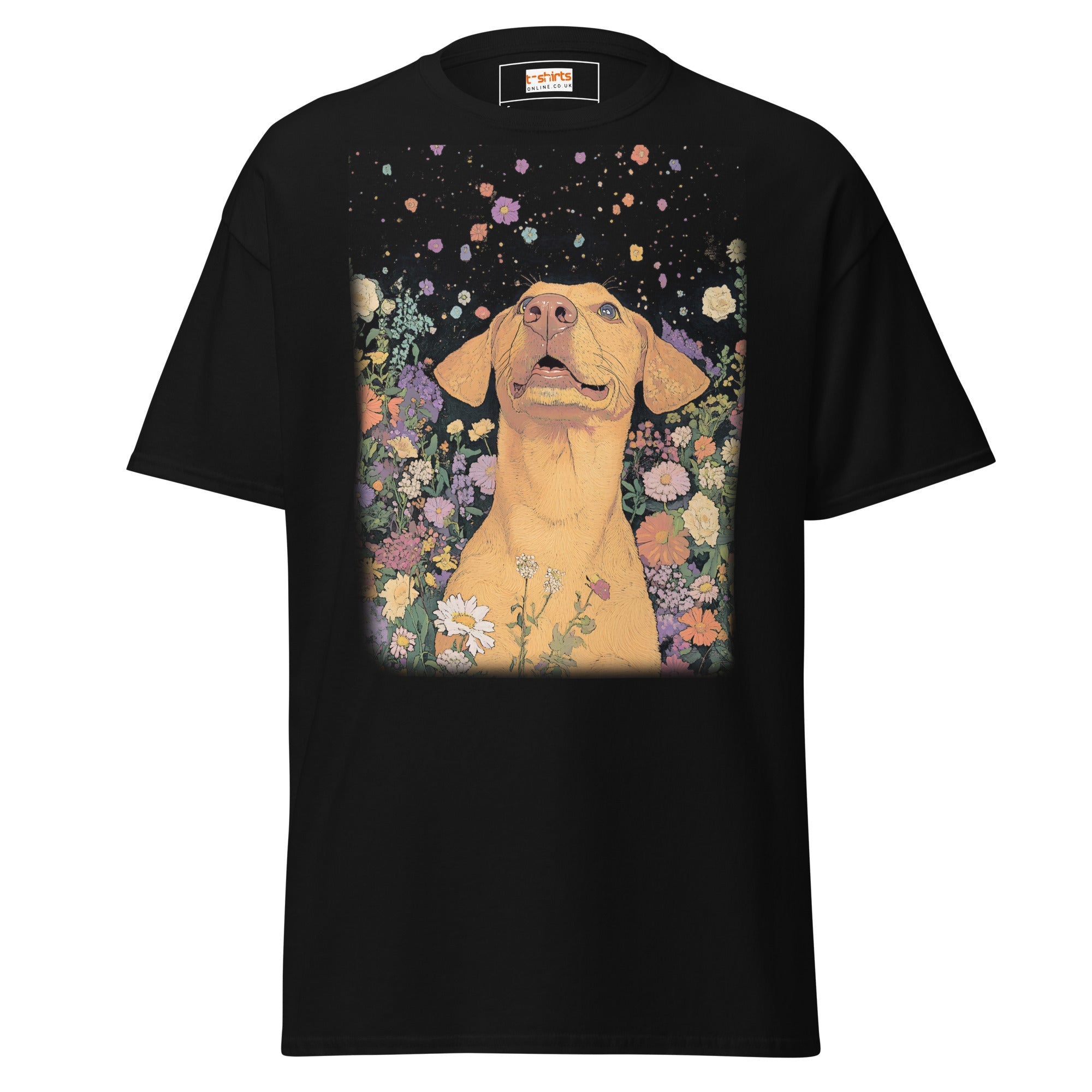 Boho Labrador Dog T Shirt Artistic Labrador Print Unisex Cotton Tee 3 - teedoges Boho Labrador Dog T Shirt Artistic Labrador Print Unisex Cotton Tee - Image 3