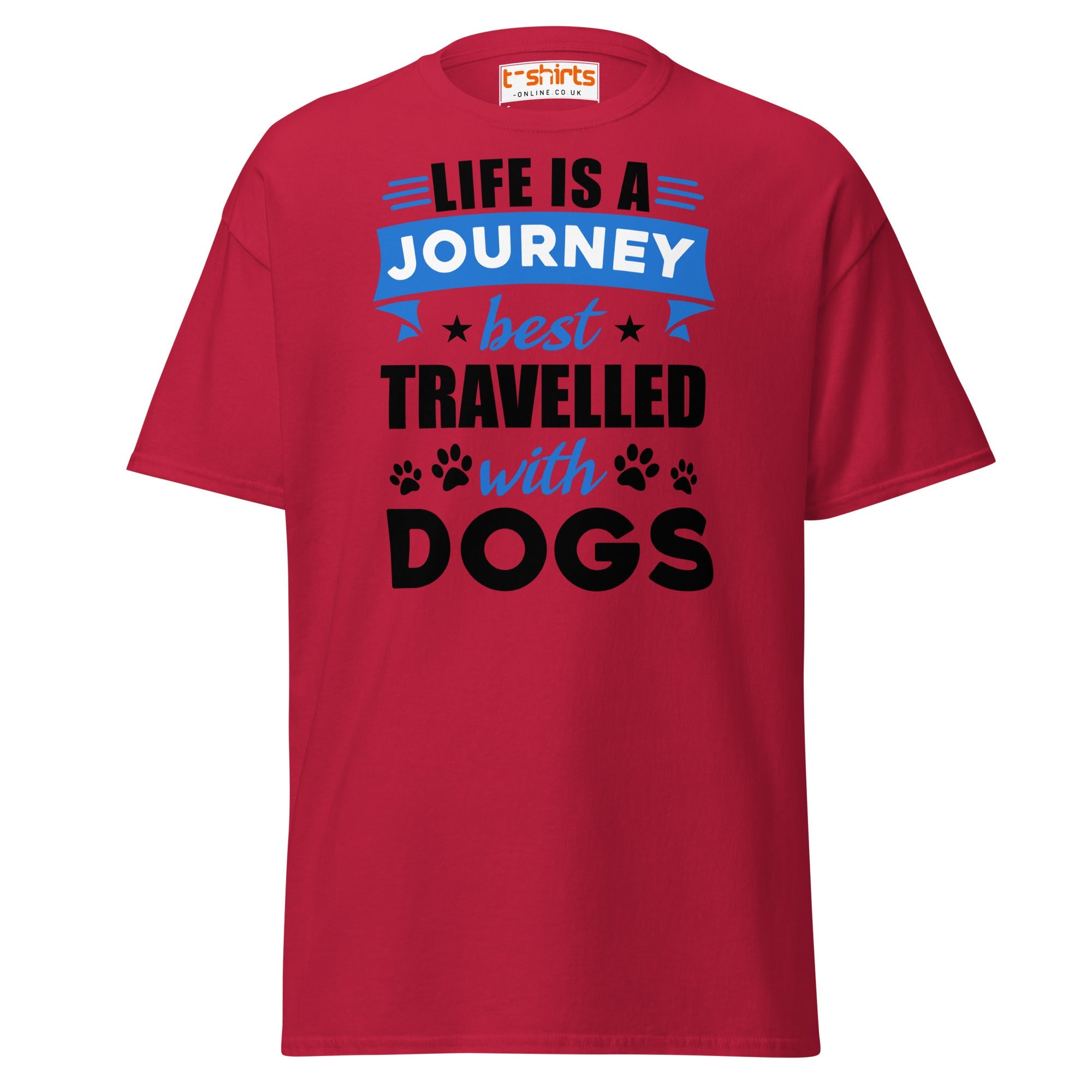 Life Is A Journey Travelled With Dogs T Shirt Pet Quote Unisex Apparel 3 - teedoges Life Is A Journey Travelled With Dogs T Shirt Pet Quote Unisex Apparel - Image 3