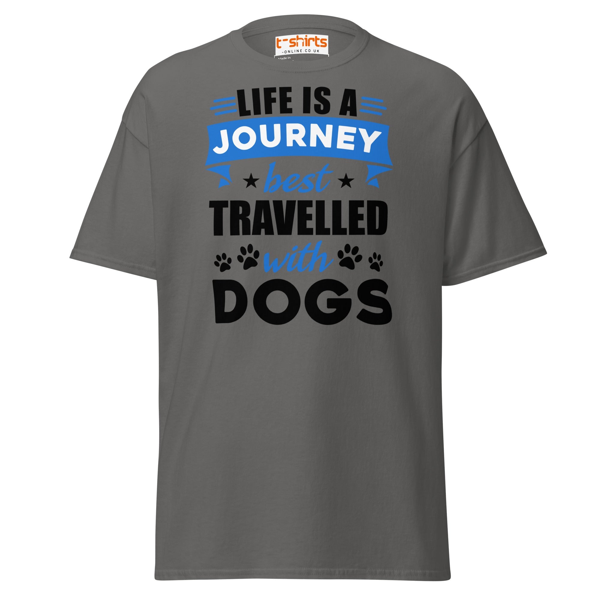 Life Is A Journey Travelled With Dogs T Shirt Pet Quote Unisex Apparel 6 - teedoges Life Is A Journey Travelled With Dogs T Shirt Pet Quote Unisex Apparel - Image 6
