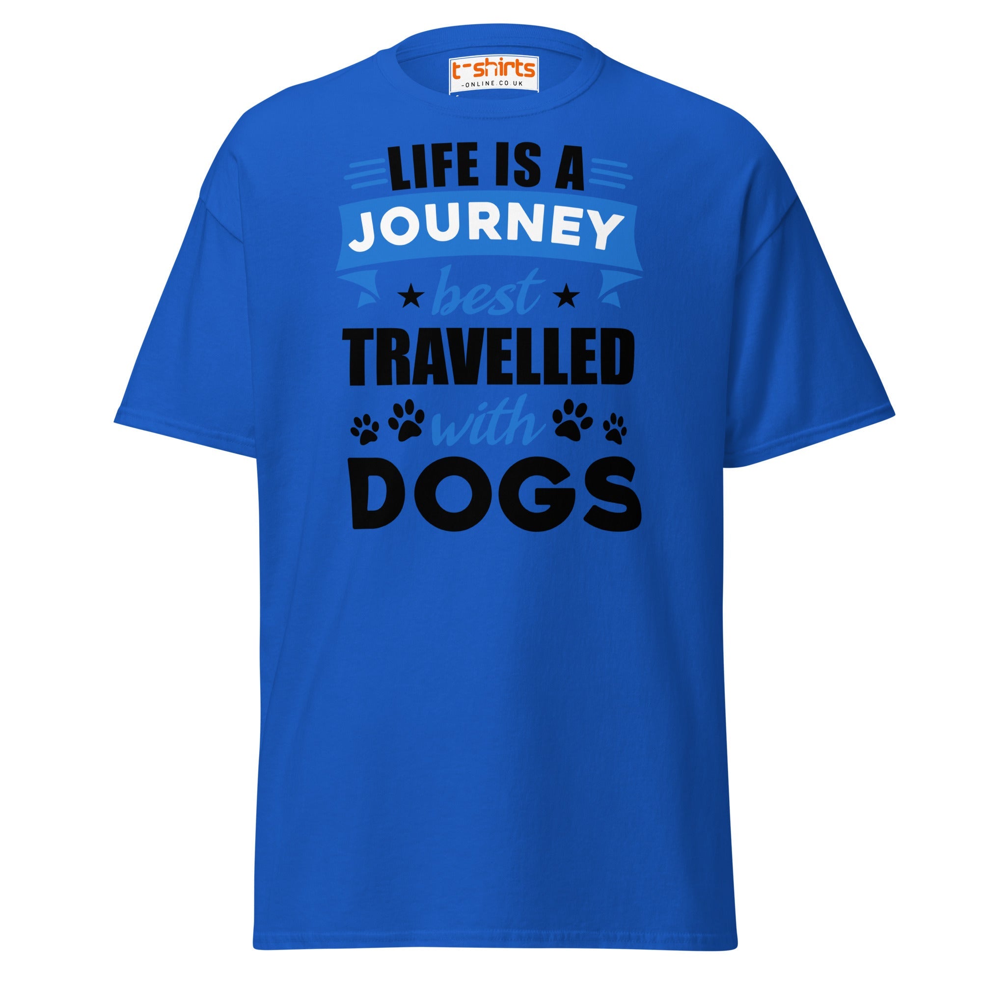 Life Is A Journey Travelled With Dogs T Shirt Pet Quote Unisex Apparel 4 - teedoges Life Is A Journey Travelled With Dogs T Shirt Pet Quote Unisex Apparel - Image 4