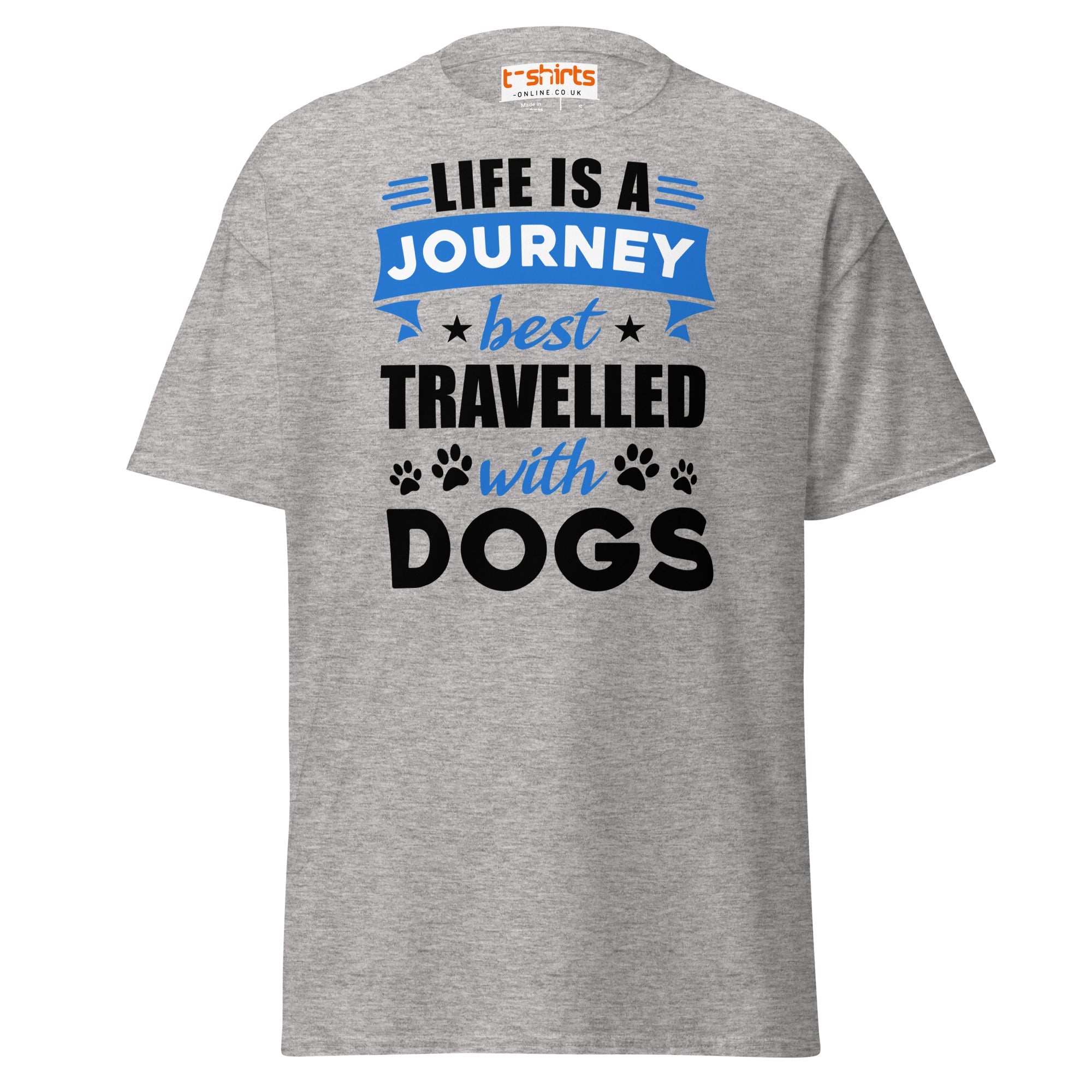 Life Is A Journey Travelled With Dogs T Shirt Pet Quote Unisex Apparel 9 - teedoges Life Is A Journey Travelled With Dogs T Shirt Pet Quote Unisex Apparel - Image 9