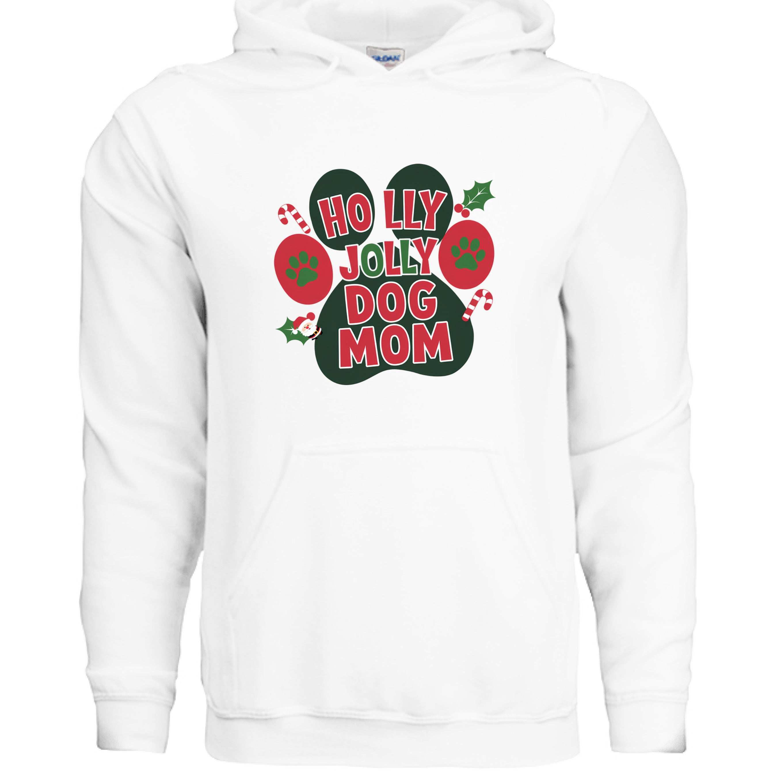 Holly Dog Mom Christmas Hoodie Festive Graphic Unisex Sweatshirt Apparel 9 - teedoges Holly Dog Mom Christmas Hoodie Festive Graphic Unisex Sweatshirt Apparel - Image 9
