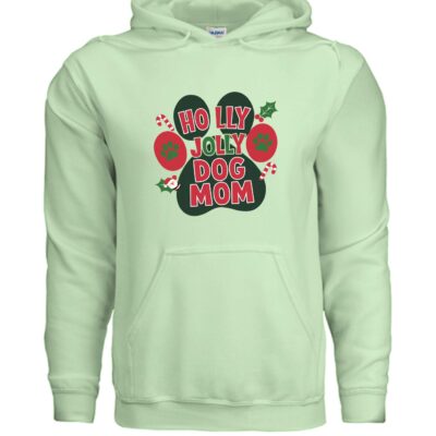 Holly Dog Mom Christmas Hoodie Festive Graphic Unisex Sweatshirt Apparel 21 - teedoges ninjapod 11652954 f G185 04 f - teedoges