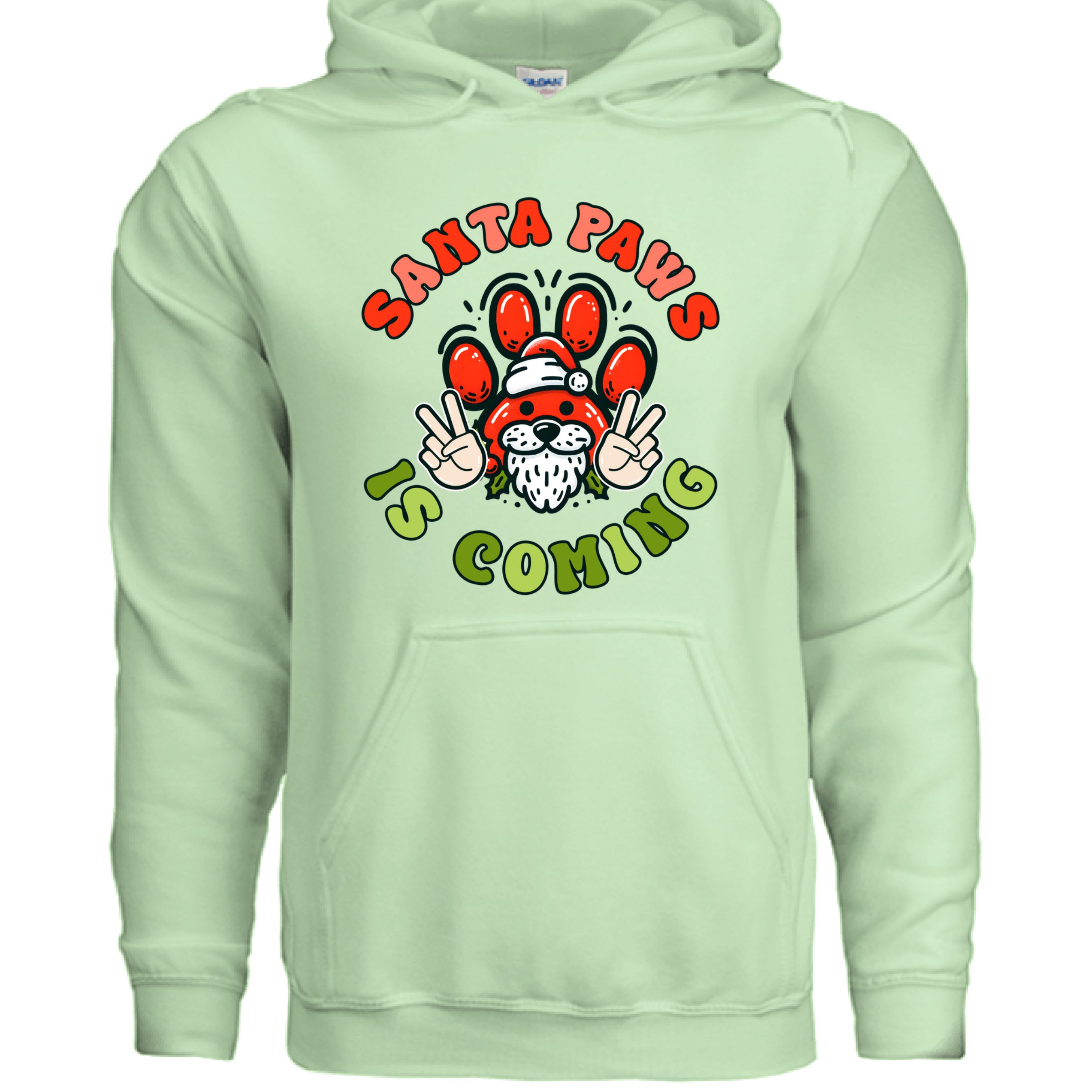 Christmas Santa Paws Dog Hoodie Festive Graphic Unisex Sweatshirt Apparel 10 - teedoges Christmas Santa Paws Dog Hoodie Festive Graphic Unisex Sweatshirt Apparel - Image 10