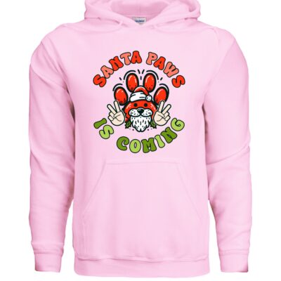 Christmas Santa Paws Dog Hoodie Festive Graphic Unisex Sweatshirt Apparel 35 - teedoges ninjapod 11666828 f G185 11 f - teedoges