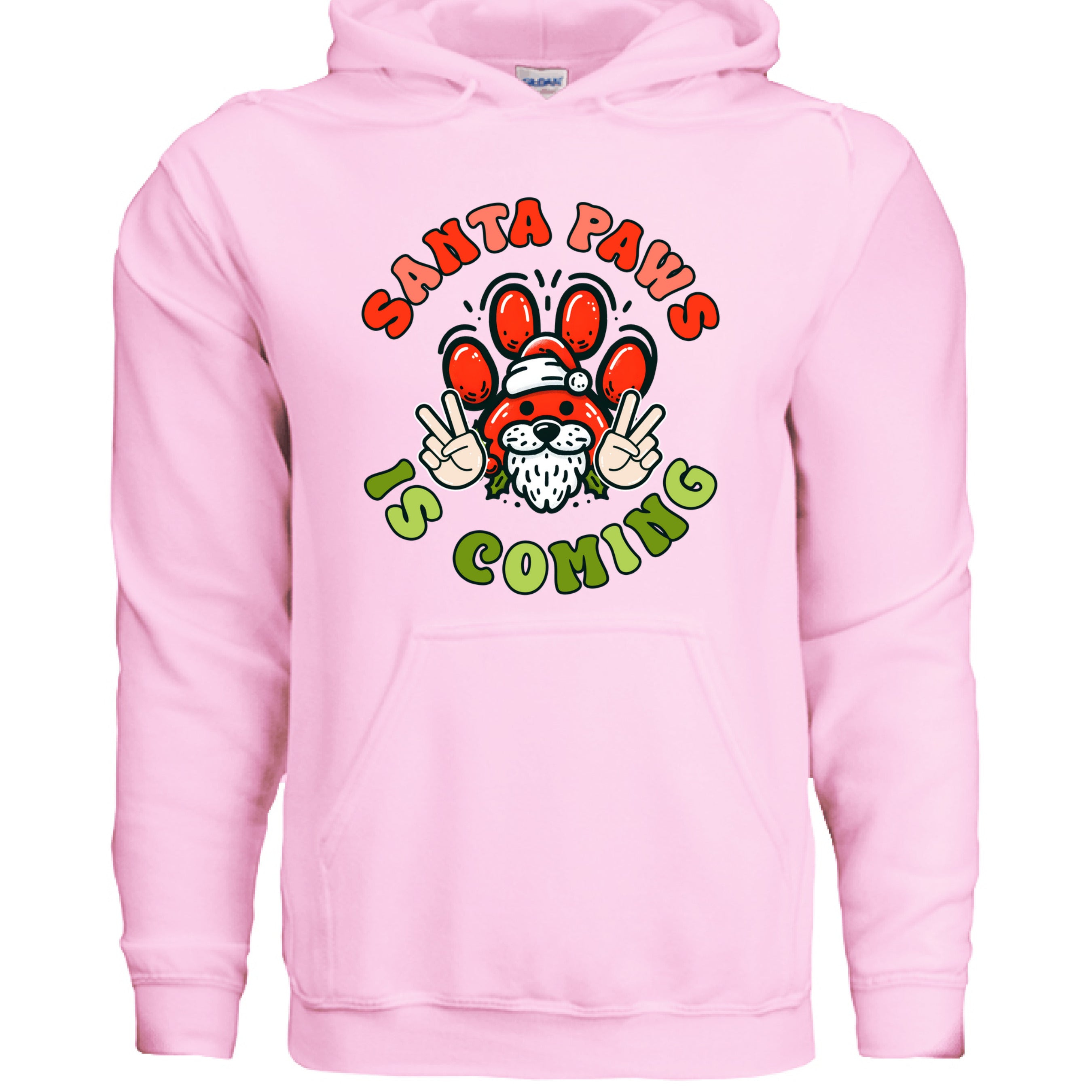 Christmas Santa Paws Dog Hoodie Festive Graphic Unisex Sweatshirt Apparel 13 - teedoges Christmas Santa Paws Dog Hoodie Festive Graphic Unisex Sweatshirt Apparel - Image 13