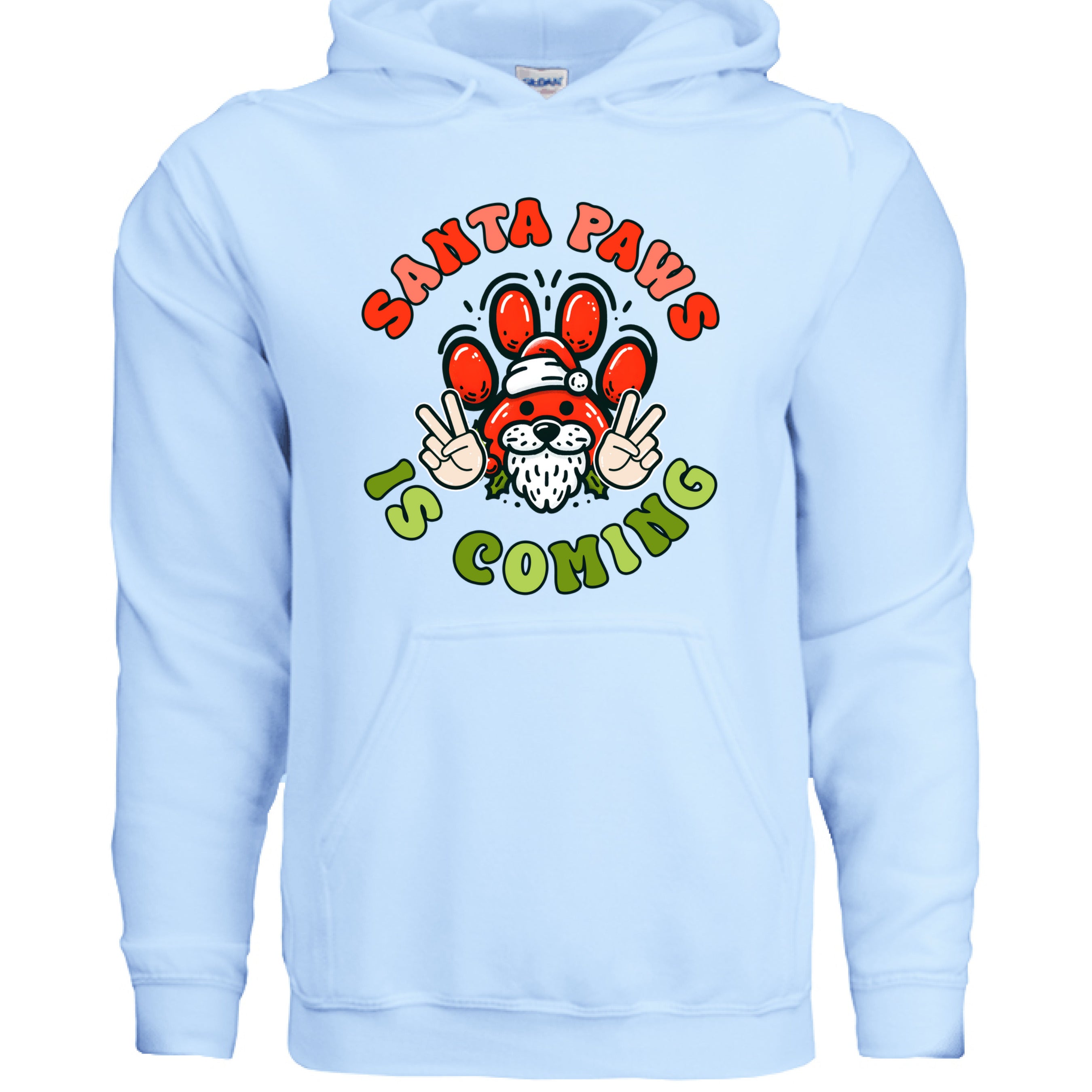 Christmas Santa Paws Dog Hoodie Festive Graphic Unisex Sweatshirt Apparel 12 - teedoges Christmas Santa Paws Dog Hoodie Festive Graphic Unisex Sweatshirt Apparel - Image 12