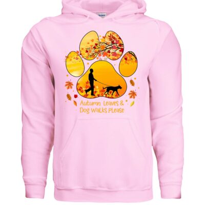 Autumn Leaves Dog Hoodie Fall Graphic Unisex Sweatshirt Pet Lover Apparel 34 - teedoges ninjapod 11671150 f G185 11 f - teedoges
