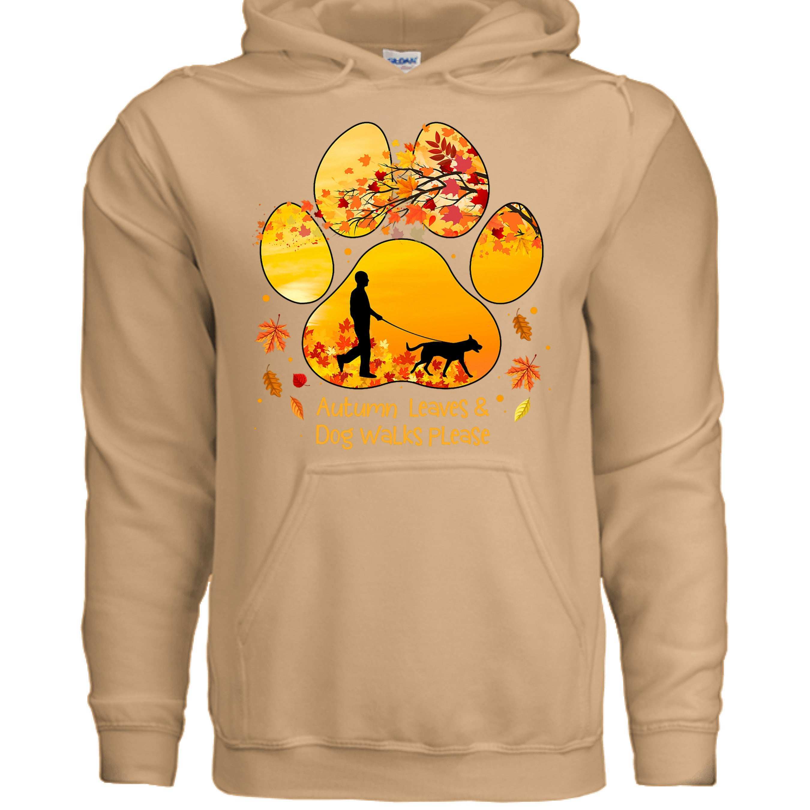 Autumn Leaves Dog Hoodie Fall Graphic Unisex Sweatshirt Pet Lover Apparel 7 - teedoges Autumn Leaves Dog Hoodie Fall Graphic Unisex Sweatshirt Pet Lover Apparel - Image 7