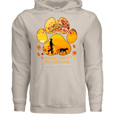 Autumn Leaves Dog Hoodie Fall Graphic Unisex Sweatshirt Pet Lover Apparel 30 - teedoges ninjapod 11671150 f G185 18 f - teedoges