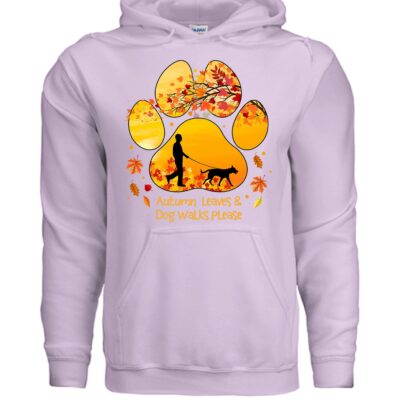 Autumn Leaves Dog Hoodie Fall Graphic Unisex Sweatshirt Pet Lover Apparel 33 - teedoges ninjapod 11671150 f G185 23 f - teedoges