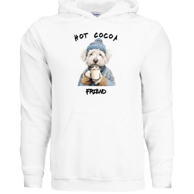 Hot Cocoa Winter Dog Hoodie Graphic Unisex Sweatshirt Pet Lover Apparel 31 - teedoges ninjapod 11768424 f G185 00 f - teedoges