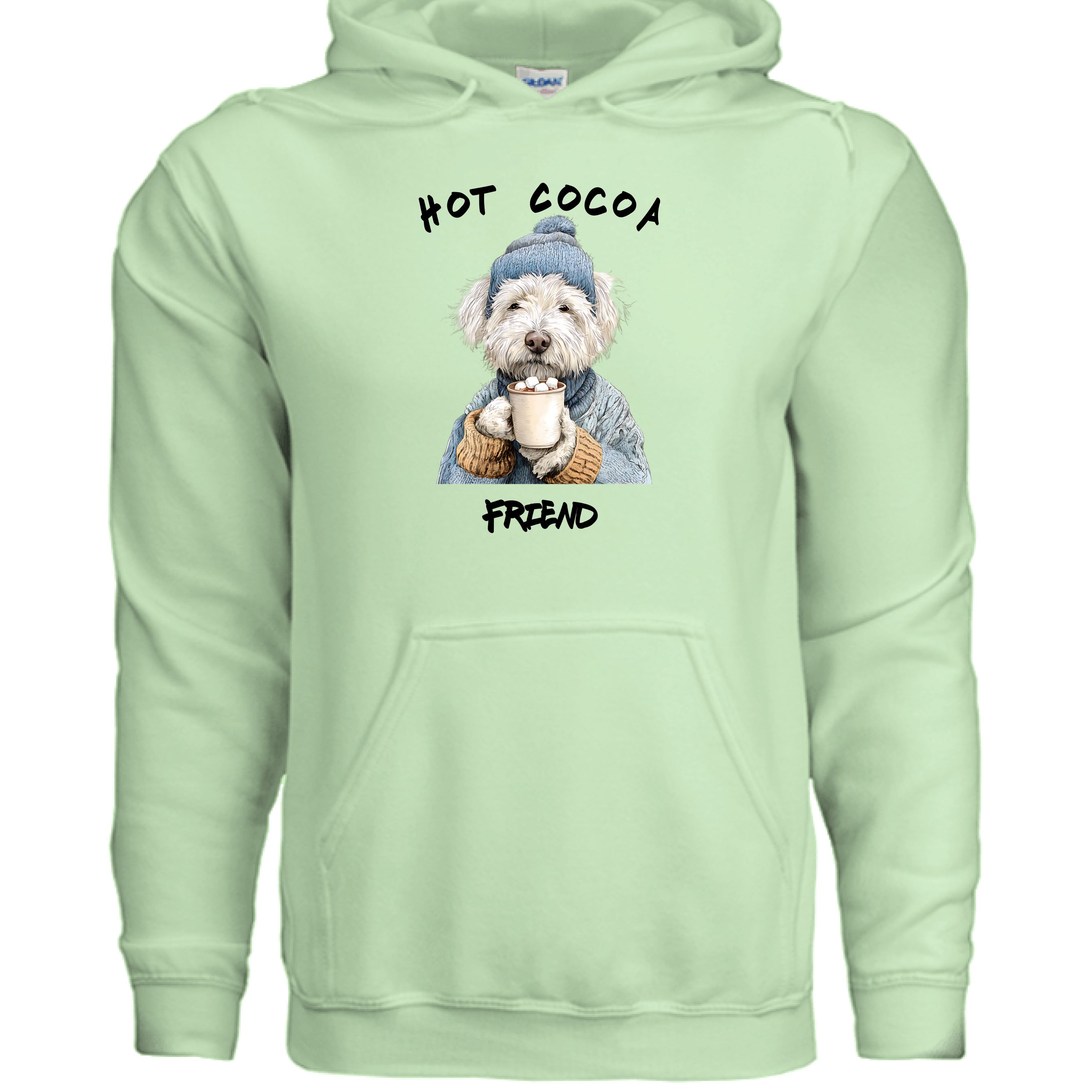 Hot Cocoa Winter Dog Hoodie Graphic Unisex Sweatshirt Pet Lover Apparel 8 - teedoges Hot Cocoa Winter Dog Hoodie Graphic Unisex Sweatshirt Pet Lover Apparel - Image 8