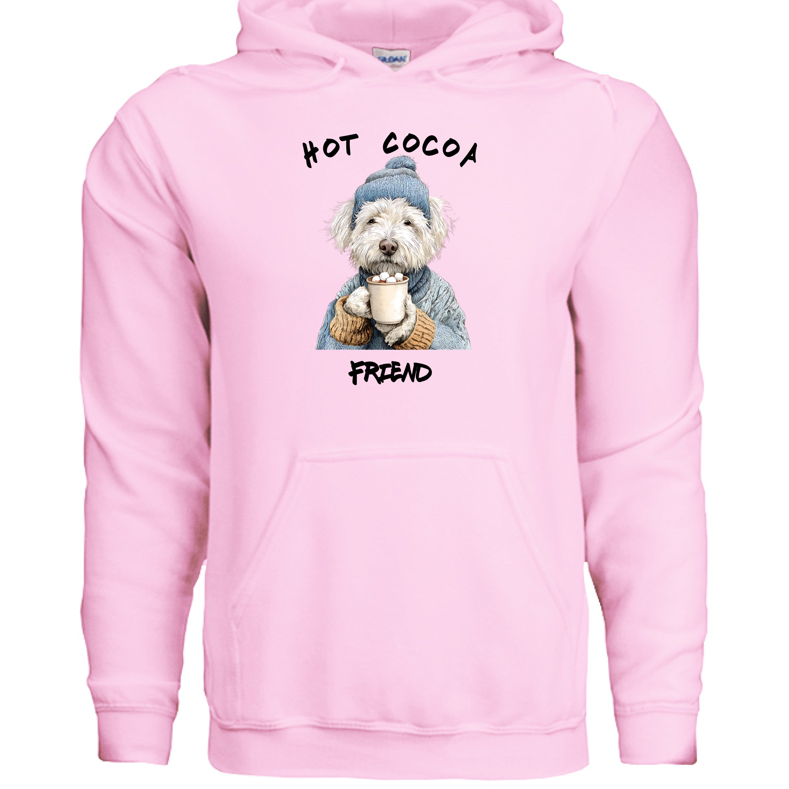 Hot Cocoa Winter Dog Hoodie Graphic Unisex Sweatshirt Pet Lover Apparel 12 - teedoges Hot Cocoa Winter Dog Hoodie Graphic Unisex Sweatshirt Pet Lover Apparel - Image 12