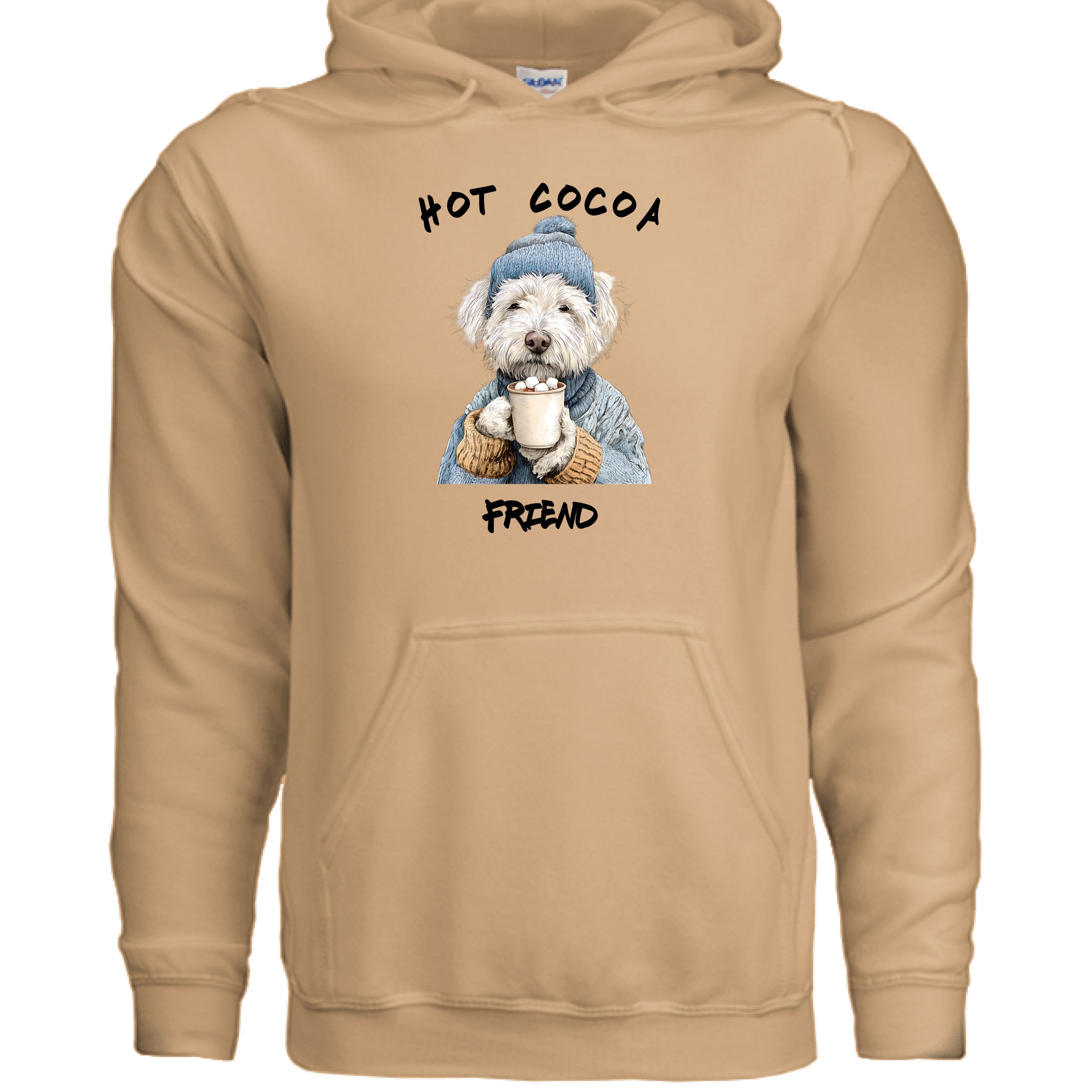 Hot Cocoa Winter Dog Hoodie Graphic Unisex Sweatshirt Pet Lover Apparel 7 - teedoges Hot Cocoa Winter Dog Hoodie Graphic Unisex Sweatshirt Pet Lover Apparel - Image 7