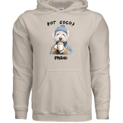 Hot Cocoa Winter Dog Hoodie Graphic Unisex Sweatshirt Pet Lover Apparel 32 - teedoges ninjapod 11768424 f G185 18 f - teedoges