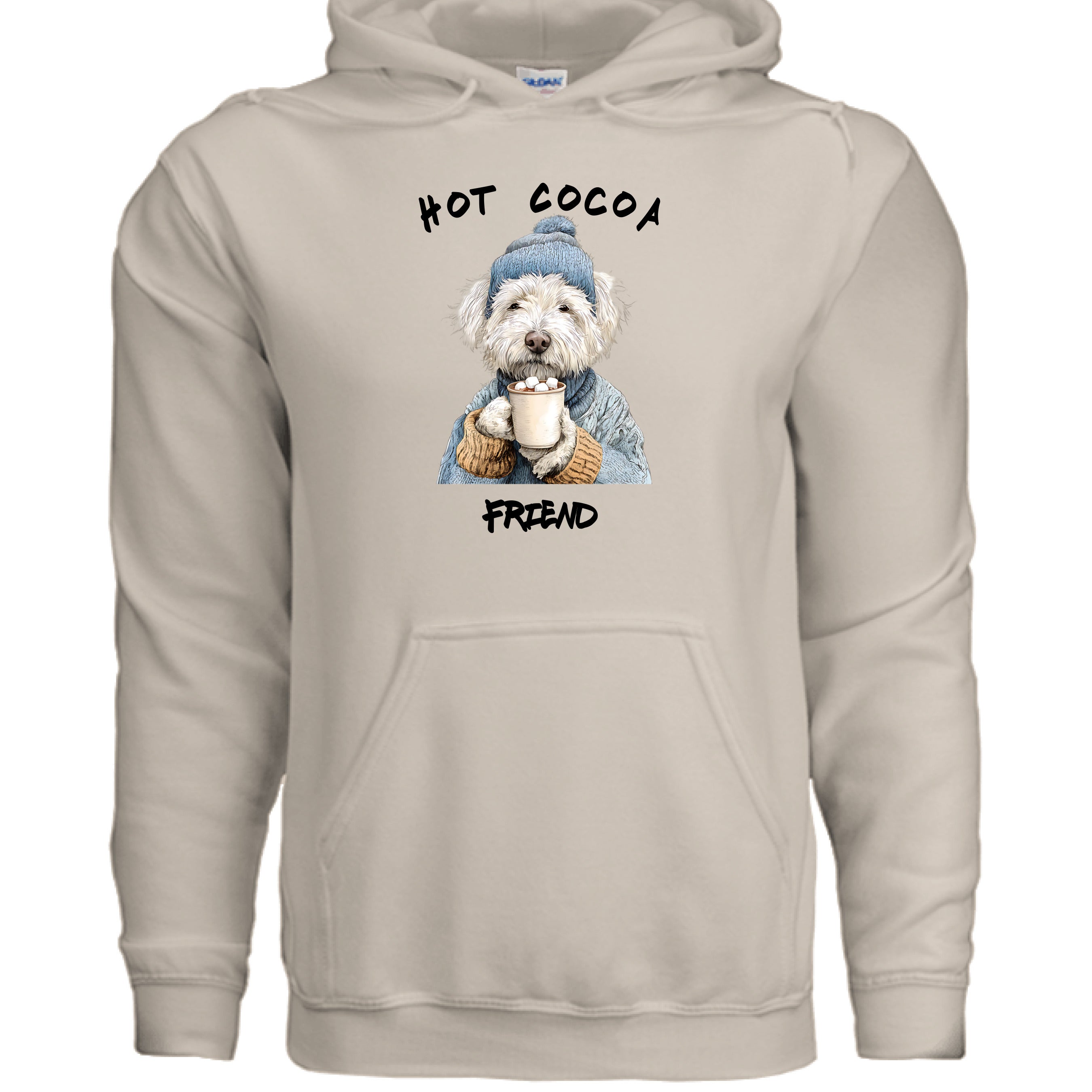 Hot Cocoa Winter Dog Hoodie Graphic Unisex Sweatshirt Pet Lover Apparel 10 - teedoges Hot Cocoa Winter Dog Hoodie Graphic Unisex Sweatshirt Pet Lover Apparel - Image 10