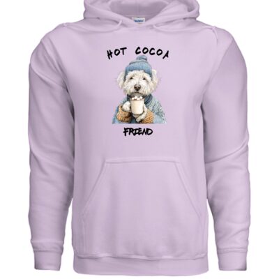 Hot Cocoa Winter Dog Hoodie Graphic Unisex Sweatshirt Pet Lover Apparel 33 - teedoges ninjapod 11768424 f G185 23 f - teedoges