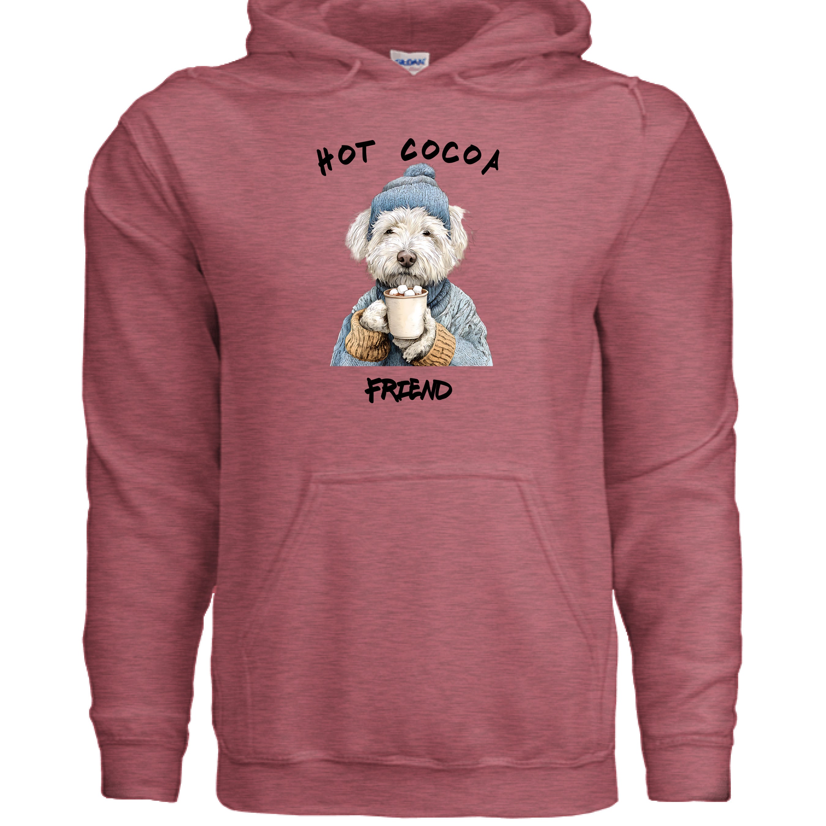 Hot Cocoa Winter Dog Hoodie Graphic Unisex Sweatshirt Pet Lover Apparel 13 - teedoges Hot Cocoa Winter Dog Hoodie Graphic Unisex Sweatshirt Pet Lover Apparel - Image 13