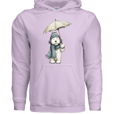 Rainy Day Pup Dog Hoodie Graphic Unisex Sweatshirt Pet Lover Apparel 30 - teedoges ninjapod 11785440 f G185 23 f - teedoges