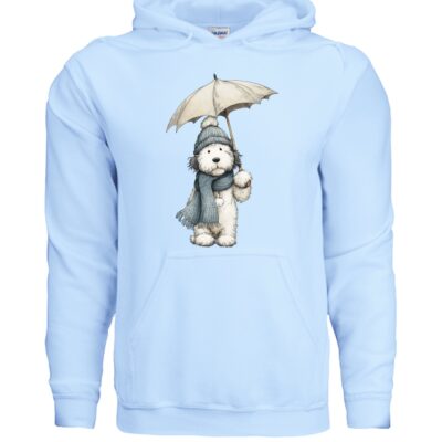 Rainy Day Pup Dog Hoodie Graphic Unisex Sweatshirt Pet Lover Apparel 31 - teedoges ninjapod 11785440 f G185 64 f - teedoges