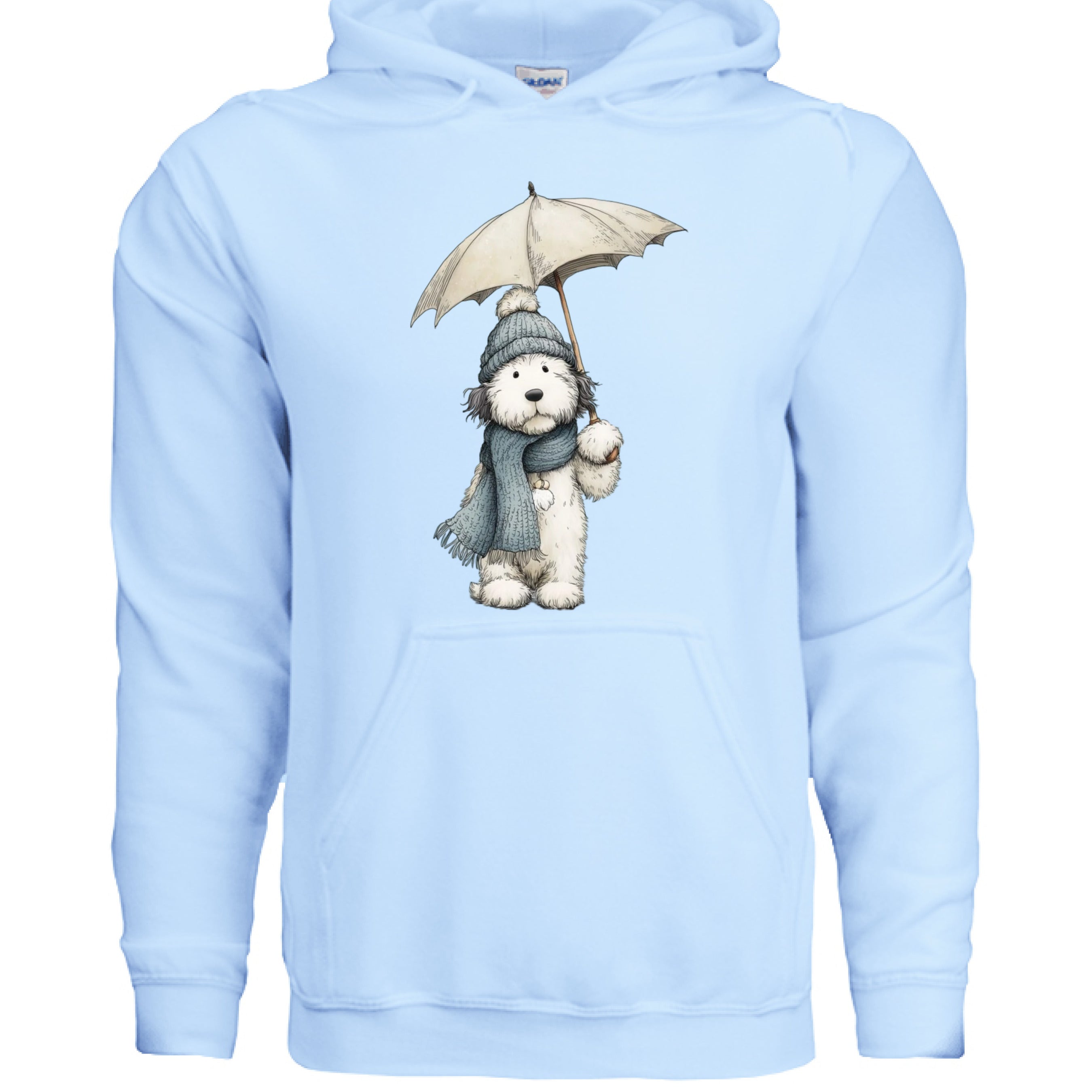 Rainy Day Pup Dog Hoodie Graphic Unisex Sweatshirt Pet Lover Apparel 9 - teedoges Rainy Day Pup Dog Hoodie Graphic Unisex Sweatshirt Pet Lover Apparel - Image 9