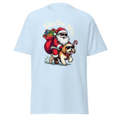 Shih Tzu Mas T Shirt Christmas Dog Lover Holiday Unisex Cotton Tee 27 - teedoges shih tzu mas shih tzu t shirt 141674 - teedoges
