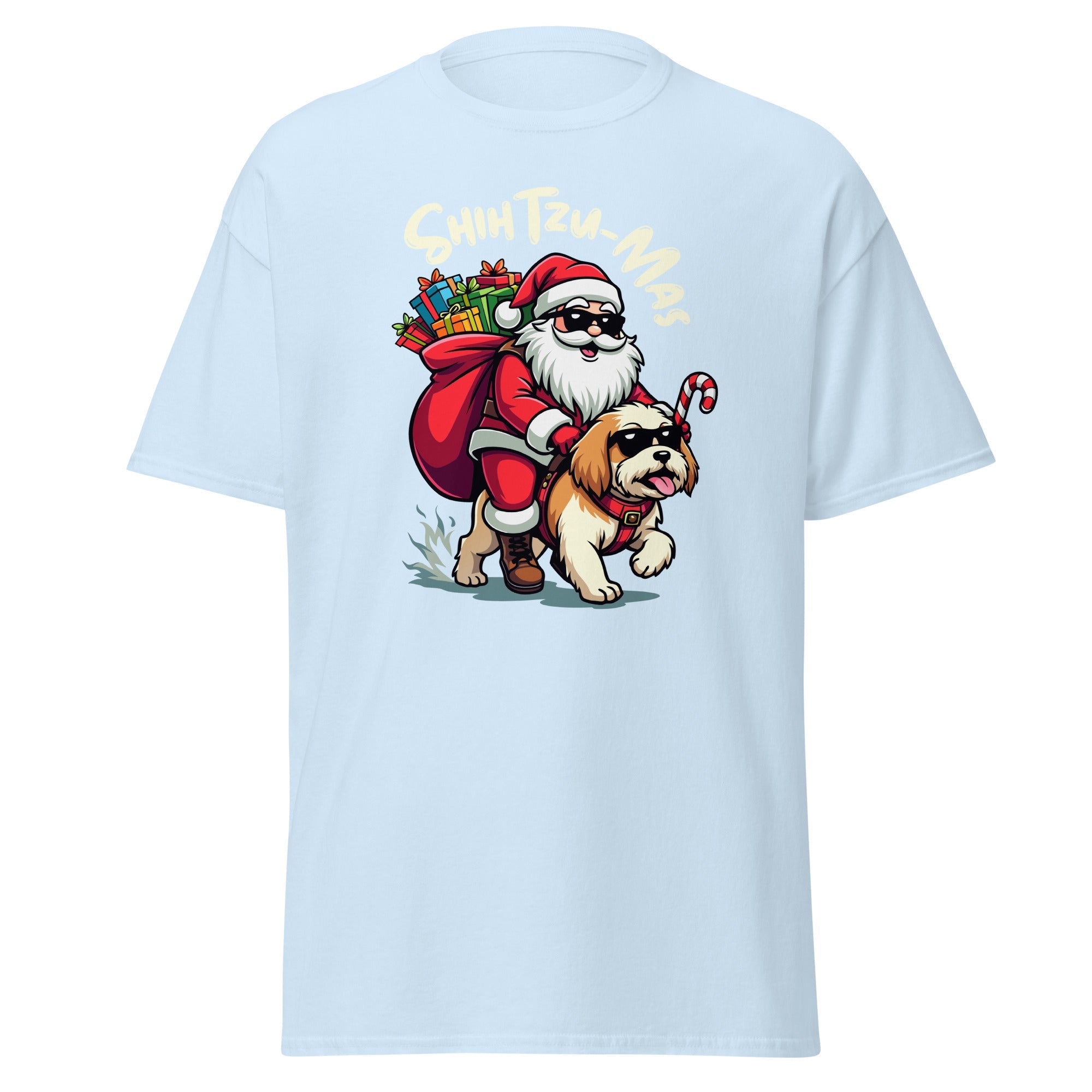 Shih Tzu Mas T Shirt Christmas Dog Lover Holiday Unisex Cotton Tee 13 - teedoges Shih Tzu Mas T Shirt Christmas Dog Lover Holiday Unisex Cotton Tee - Image 13