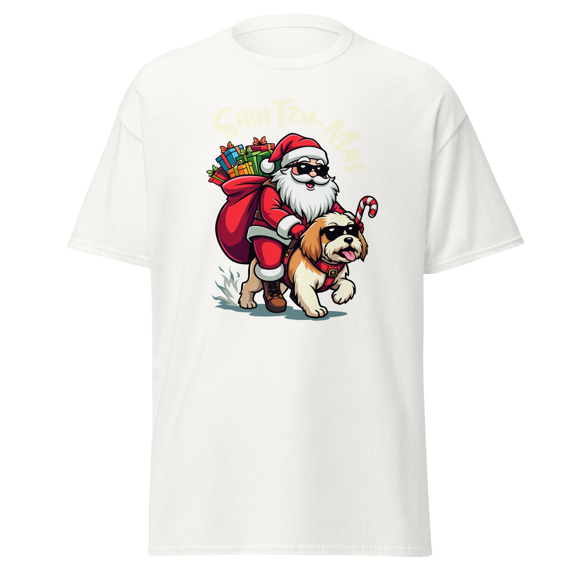 Shih Tzu Mas T Shirt Christmas Dog Lover Holiday Unisex Cotton Tee 15 - teedoges Shih Tzu Mas T Shirt Christmas Dog Lover Holiday Unisex Cotton Tee - Image 15