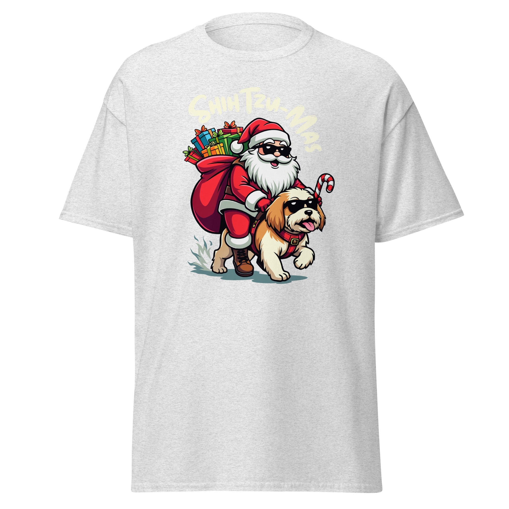 Shih Tzu Mas T Shirt Christmas Dog Lover Holiday Unisex Cotton Tee 14 - teedoges Shih Tzu Mas T Shirt Christmas Dog Lover Holiday Unisex Cotton Tee - Image 14