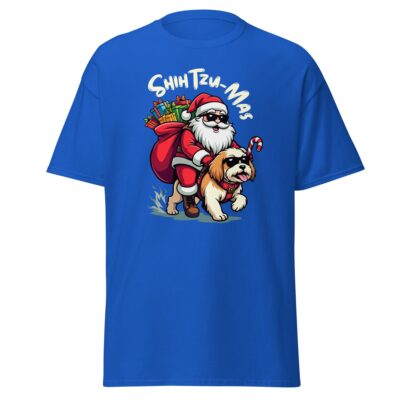 Shih Tzu Mas T Shirt Christmas Dog Lover Holiday Unisex Cotton Tee 21 - teedoges shih tzu mas shih tzu t shirt 594872 - teedoges