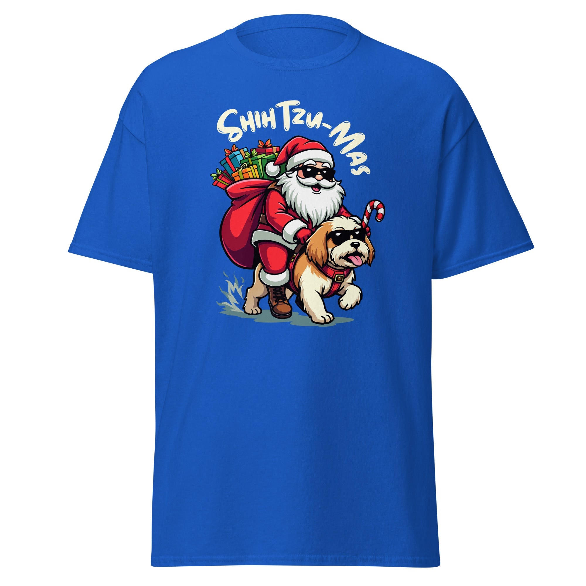 Shih Tzu Mas T Shirt Christmas Dog Lover Holiday Unisex Cotton Tee 7 - teedoges Shih Tzu Mas T Shirt Christmas Dog Lover Holiday Unisex Cotton Tee - Image 7