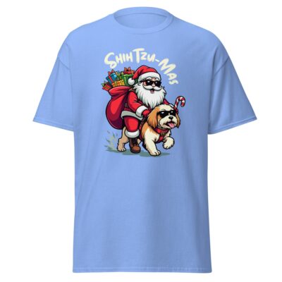 Shih Tzu Mas T Shirt Christmas Dog Lover Holiday Unisex Cotton Tee 24 - teedoges shih tzu mas shih tzu t shirt 767811 - teedoges