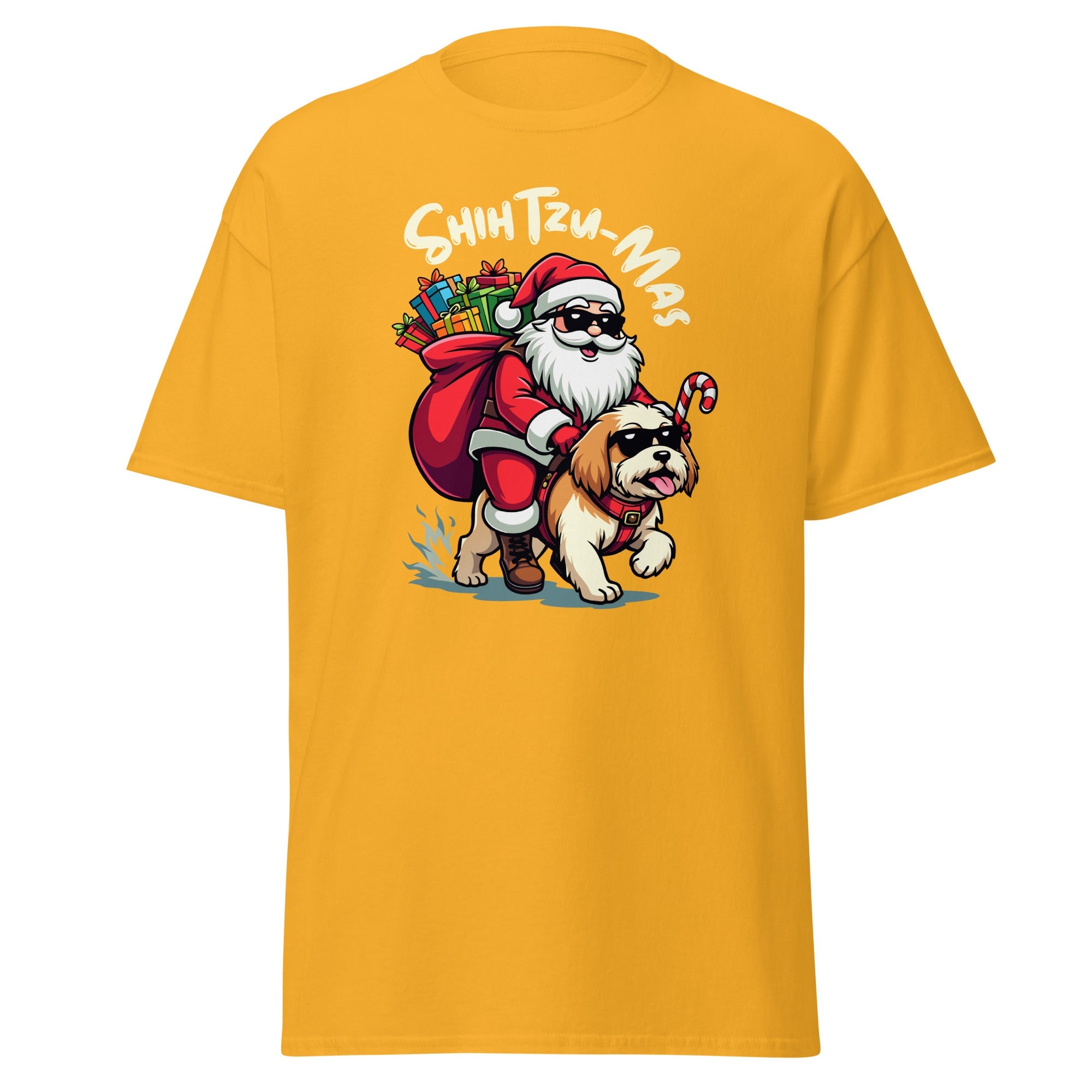 Shih Tzu Mas T Shirt Christmas Dog Lover Holiday Unisex Cotton Tee 11 - teedoges Shih Tzu Mas T Shirt Christmas Dog Lover Holiday Unisex Cotton Tee - Image 11
