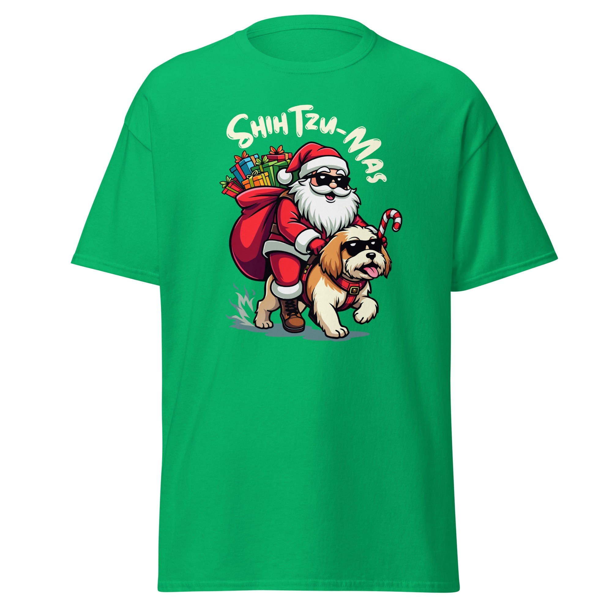 Shih Tzu Mas T Shirt Christmas Dog Lover Holiday Unisex Cotton Tee 9 - teedoges Shih Tzu Mas T Shirt Christmas Dog Lover Holiday Unisex Cotton Tee - Image 9