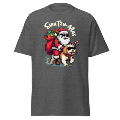 Shih Tzu Mas T Shirt Christmas Dog Lover Holiday Unisex Cotton Tee 22 - teedoges shih tzu mas shih tzu t shirt 848387 - teedoges