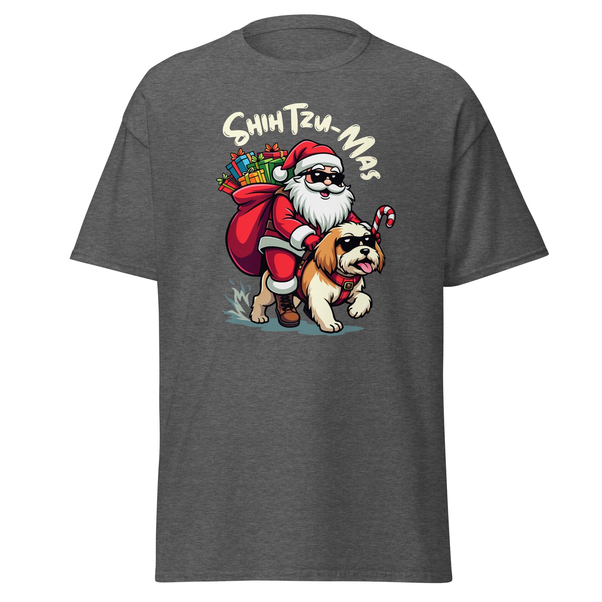 Shih Tzu Mas T Shirt Christmas Dog Lover Holiday Unisex Cotton Tee 8 - teedoges Shih Tzu Mas T Shirt Christmas Dog Lover Holiday Unisex Cotton Tee - Image 8