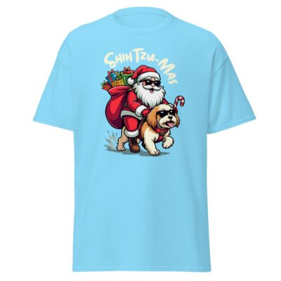 Shih Tzu Mas T Shirt Christmas Dog Lover Holiday Unisex Cotton Tee 26 - teedoges shih tzu mas shih tzu t shirt 944215 - teedoges