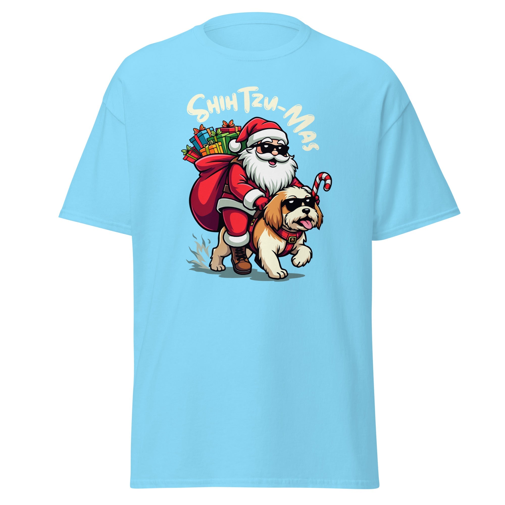 Shih Tzu Mas T Shirt Christmas Dog Lover Holiday Unisex Cotton Tee 12 - teedoges Shih Tzu Mas T Shirt Christmas Dog Lover Holiday Unisex Cotton Tee - Image 12