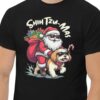Shih Tzu Mas T Shirt Christmas Dog Lover Holiday Unisex Cotton Tee