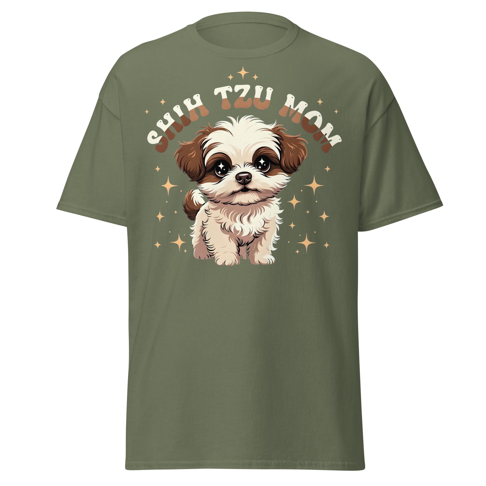 Shih Tzu Mom T Shirt Retro Puppy Dog Lover Unisex Cotton Apparel 9 - teedoges Shih Tzu Mom T Shirt Retro Puppy Dog Lover Unisex Cotton Apparel - Image 9