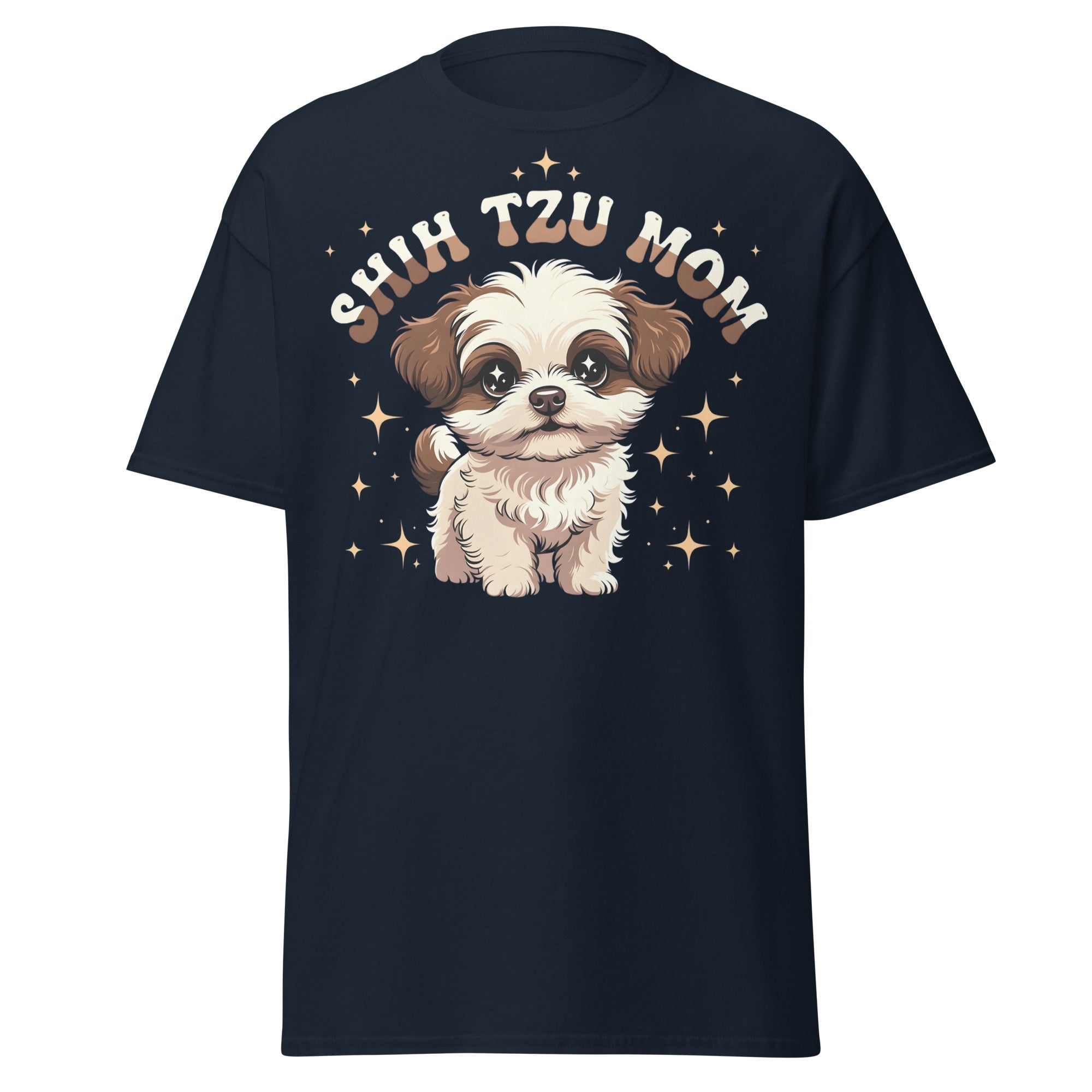 Shih Tzu Mom T Shirt Retro Puppy Dog Lover Unisex Cotton Apparel 3 - teedoges Shih Tzu Mom T Shirt Retro Puppy Dog Lover Unisex Cotton Apparel - Image 3