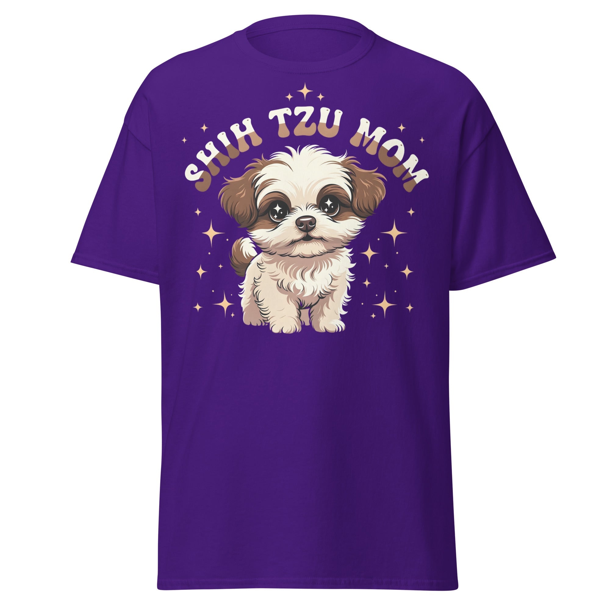 Shih Tzu Mom T Shirt Retro Puppy Dog Lover Unisex Cotton Apparel 4 - teedoges Shih Tzu Mom T Shirt Retro Puppy Dog Lover Unisex Cotton Apparel - Image 4