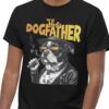 The Dogfather Dog T Shirt Canine Mafia Graphic Tee Unisex Cotton Shirt