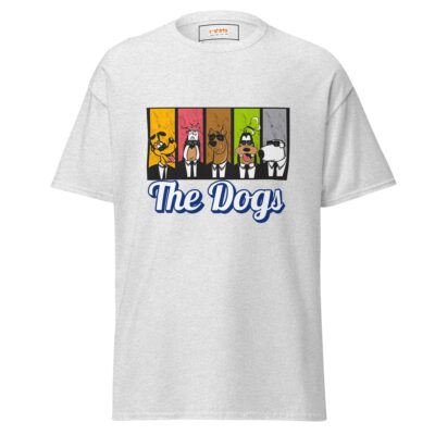 The Dogs Cartoon T Shirt Multi Breed Graphic Tee Unisex Cotton Apparel 25 - teedoges the dogs cartoon dogs t shirt ash 917005 - teedoges