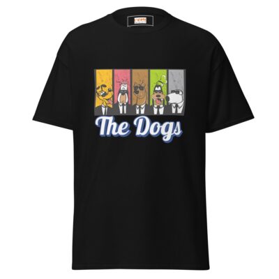 The Dogs Cartoon T Shirt Multi Breed Graphic Tee Unisex Cotton Apparel 15 - teedoges the dogs cartoon dogs t shirt black 284372 - teedoges