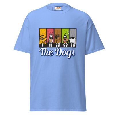 The Dogs Cartoon T Shirt Multi Breed Graphic Tee Unisex Cotton Apparel 23 - teedoges the dogs cartoon dogs t shirt carolina blue 479212 - teedoges