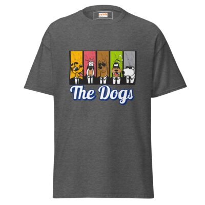 The Dogs Cartoon T Shirt Multi Breed Graphic Tee Unisex Cotton Apparel 20 - teedoges the dogs cartoon dogs t shirt dark heather 810976 - teedoges