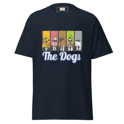 The Dogs Cartoon T Shirt Multi Breed Graphic Tee Unisex Cotton Apparel 16 - teedoges the dogs cartoon dogs t shirt navy 788885 - teedoges